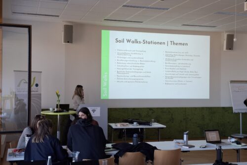 Präsentation zum Forschungsprojekt Soil Walks
